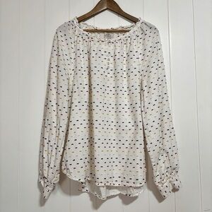 St. John’s Bay Textured Swiss Dot Pullover Top size 2X